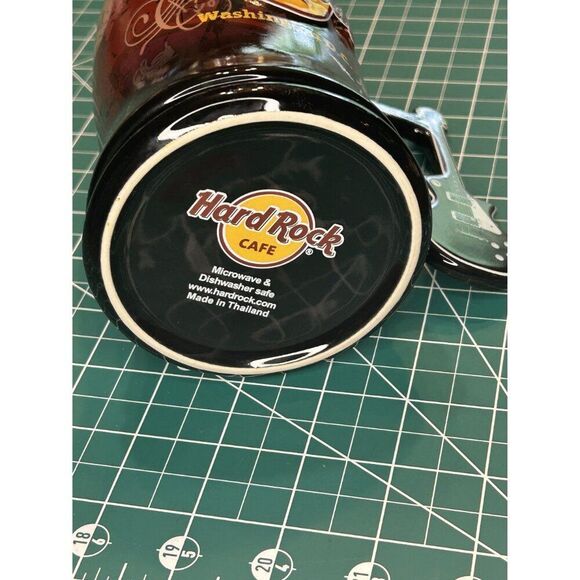 Hard Rock Cafe Washington D.C. Guitar Handle Mug  Microwave & Dishwasher Safe - Picture 3 of 4